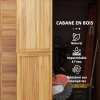 Outsunny Abri De Jardin 2,88 M² En Bois – Cabane Rangement Outils Avec Plancher, Toit Étanché + Fenêtre Transparente, Bois Naturel