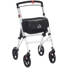 Rollator Adult Walker With Seat Basket Brakes 4-Wheel Mobility Aid - View #6