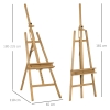 Grand Chevalet 65x240 cm, Chevalet d'Atelier Tripode Flexible et Grand Chevalet 65x240 cm, Chevalet d'Atelier Tripode Flexible et