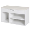 Panca Scarpiera, Scarpieras Ingresso con Seduta Imbottita, Portascarpe Salvaspazio per Corridoio Camera da Letto Soggiorno, Cassapanca Dimensioni 90X50X32CM, Montaggio Facile