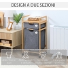 Set Di 2 Ventagli In Bambù E Carta Con Custodia Floreale | Intagli Eleganti | Per Matrimoni, Estate E Carnevale - 4