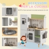 AIYAPLAY Cucina Giocattolo Per Bambini Con Luci, Suoni E Accessori – Fornello E Lavello Realistici Per Piccoli Chef Dai 3 Anni - 2