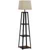 Lampada da terra Elvis bianco, in metallo, con paralume in tessuto, H
