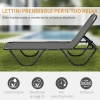 Lettino Alluminio Textilene Lettino Prendisole In Alluminio Con Schienale Reclinabile A 5 Livelli 163x58 5x91cm Crema 84b 386cw Lettini Prendisole Portatili - 14