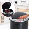 HOMCOM Pattumiera Automatica 15L Con Sensore Di Movimento – Apertura Senza Contatto E Modalità Manuale, Per Cucina E Ufficio