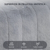 Panca Fondo Letto HOMCOM Imbottita Grigia - Seduta 82 Cm In Peluche Con Gambe Metallo
