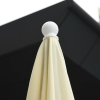 Outsunny Ombrellone Da Giardino Con Doppio Tettuccio, In Bambù E Poliestere, 325x250 Cm, Grigio