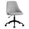 Vinsetto Sedia Da Ufficio Ergonomica Girevole Con Altezza Regolabile E Ruote Rivestimento In Velluto Grigio~921 480gy