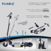 Trottinette électrique Pliable Pour Enfants 7+ Ans HOMCOM - 24V, Vitesse 12 Km/h, Charge 50 Kg, Guidon Réglable