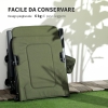 Zaino Da Pesca 3 In 1 Con Sedile Pieghevole, Borsa Termica Isolata, Tascapane Per Campeggio E Trekking, Mimetica - 3