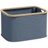 HOMCOM Cesto de la Ropa Sucia Plegable 36 L con Asas para Baño Dormitorio Lavadero 44,3x33,3x26,5 cm Gris