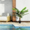 Outsunny Pianta Artificiale Palma Cycas Alta 123cm per Interno ed