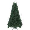 HOMCOM Árvore de Natal Artificial 210 cm com 1064 Ramos de Arame de Memória e Base Recolhível Árvore de Natal Verde