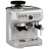 HOMCOM 15 Bar Coffee Machine with 15 Adjustable Grind Setting, Steamer and Complete Kit - Silver Colour