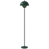 HOMCOM Vloerlamp, Ronde Kap, Voetenschakelaar, Lange Kabel, Elegante Uiterlijk, Staal, Groen
