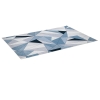 HOMCOM Tapete de Sala de Estar Moderno 230x160cmTapete Geométrico com Base Antiderrapante para Dormitório Escritório Estúdio Multicor