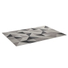 HOMCOM Tapete de Sala de Estar Moderno 230x160cm Tapete Geométrico com Base Antiderrapante Multicor