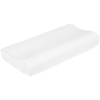 HOMCOM Almofada de Espuma Viscoelástica com Desenho Ergonómico Dupla Altura Capa Removível e Lavável 68,58x35,56x8,9/10,8 cm Creme