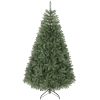 HOMCOM Sapin de Noël artificiel 180 cm, arbre de Noël réaliste avec 1687 pointes de branche articulée, support en métal, vert