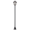 Outsunny Outdoor Garden Solar Post Lamp Sensor Light  LED Lantern Bollard Pathway Torch Light 1.77m Tall