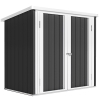 Outsunny Cobertizo de Jardín de Exterior 1,26 m² 147x86x134cm con 2 Puertas y Cerradura para Almacenamiento de Herramientas Negro