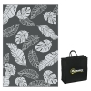 Outsunny Waterdicht Buitentapijt met Bladerpatroon - 182x274cm - Grijs/Wit
