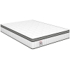 HOMCOM Colchón 140x190 cm 20 cm de Espesor Colchón de Muelles Ensacados 7 Zonas Espuma Viscoelástica con Gel Refrescante