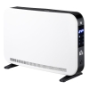 HOMCOM Aquecedor Elétrico 1830-2180W com 3 Modos Ecrã Táctil LED Termóstato Regulável Temporizador para 12-18 ㎡ Branco