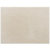 HOMCOM Tapete para Sala de Estar 120x160 cm Tapete Lavável à Máquina Pelo Longo Macio Estilo Moderno Creme