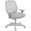 Vinsetto Scaun de Birou Ergonomic și Reclinabil cu Înălțime Reglabilă, cu 5 Roți, 55x48x82.5-94.5 cm, Gri