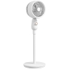 HOMCOM Pedestal Fan, Powerful Air Circulator, 36 Inch Floor Standing Fan with 3 Speed Settings, 70° Oscillating for Bedroom, Home and Office, White