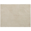 HOMCOM Modern Geometric Rug, Thick & Plush, Non-Slip, 230 x 160 cm, Cream, Living Room, Bedroom, Office
