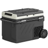 Outsunny Glacière Électrique Voiture 40L à Double Zone, Refroidissement Puissant & Mode ECO, -20℃ à 20℃, 69,2x45,3x51,5cm, Noir