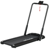 SPORTNOW Passadeira Dobrável 2 em 1 com Velocidade 12km/h Superfície de Corrida 36x105 cm e Controlo Remoto 135x65x105 cm Preto