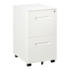 Vinsetto Rolcontainer, archiefkast, scheidingswand, centraal afsluitbaar, stalen behuizing, 5 wielen, wit, 39 x 48 x 67 cm