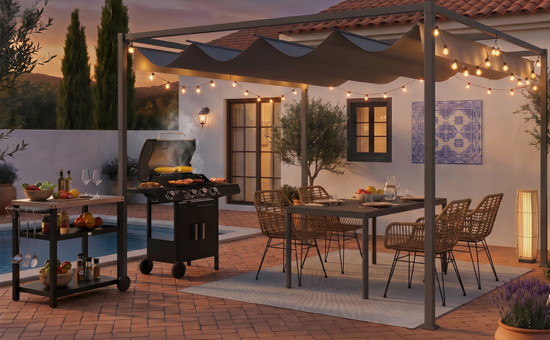 Courtyard garden