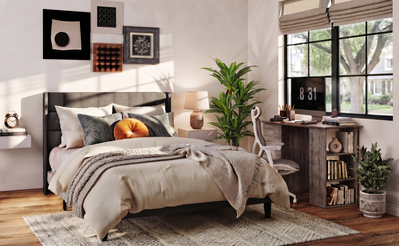 Cozy Bedroom Workspace