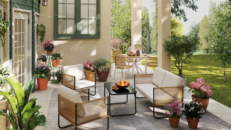 Modernes Wohnen im Freien