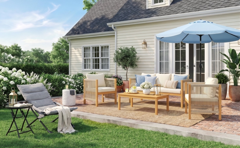 Ihre Sommer-Terrasse, bereit
