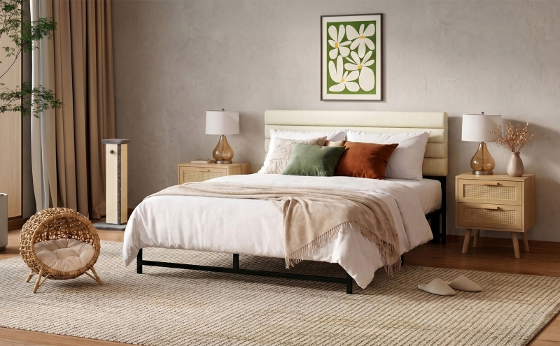 Ein gemütliches Schlafzimmer
