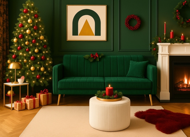 023020251031 圣诞氛围客厅