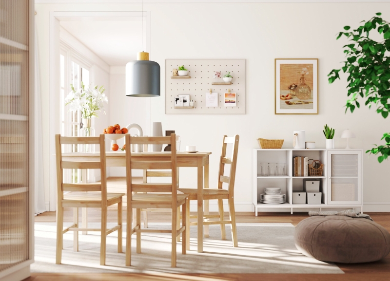 Ambiance scandinave et chaleureuse