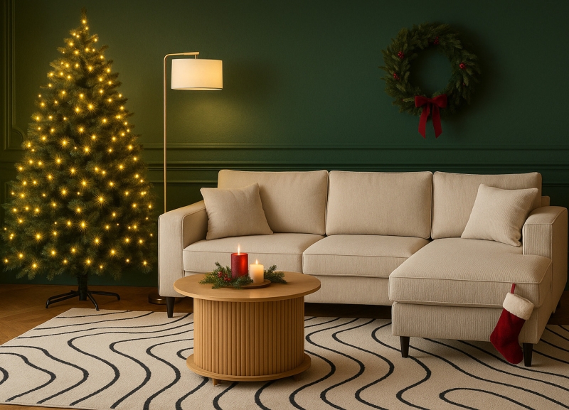 Délice de Noël dans le salon