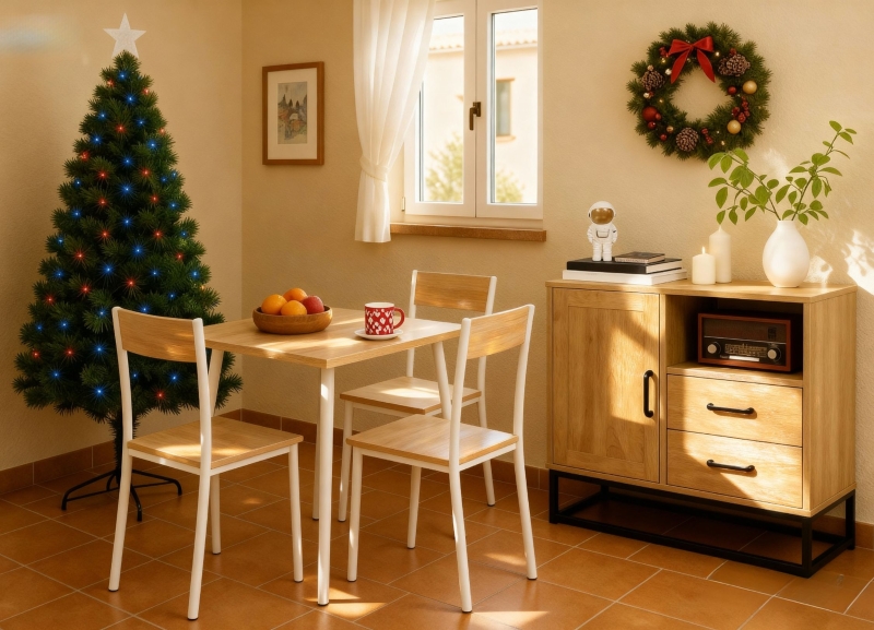 Un Noël chaleureux commence à table