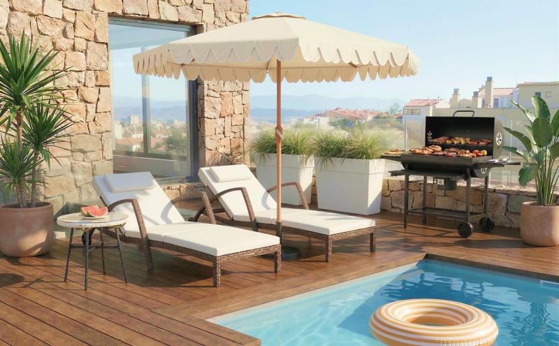 Un coin de verdure en ville