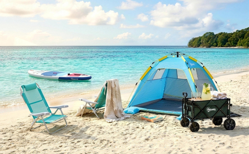Plage en toute simplicité : confort, ombre et lois