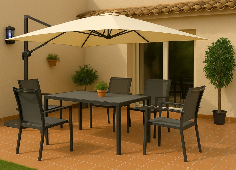 Una terraza para comer