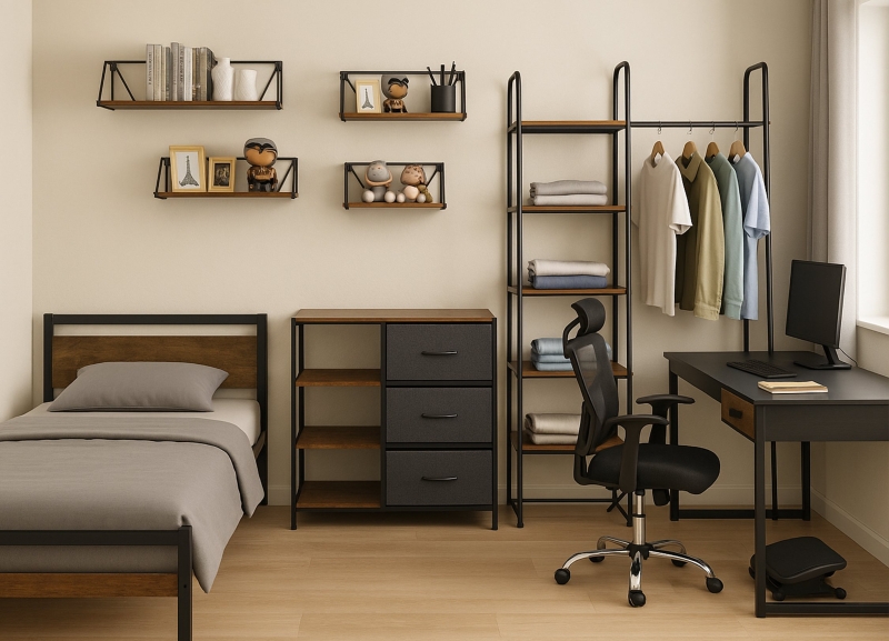 Un dormitorio con mucha personalidad