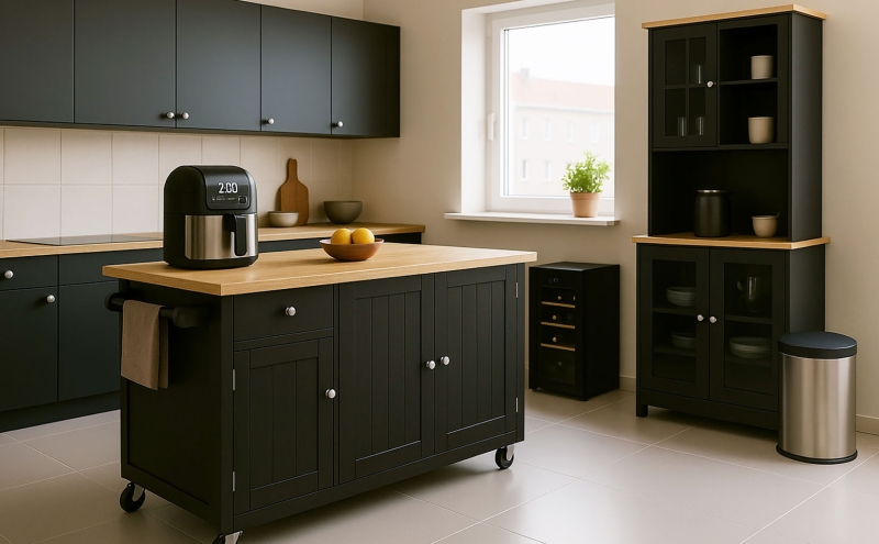 Cocina moderna con isla central