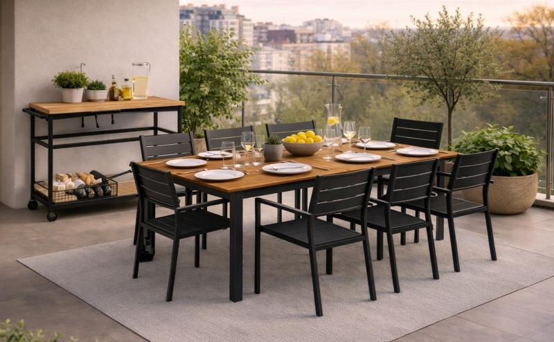 Comidas en la terraza